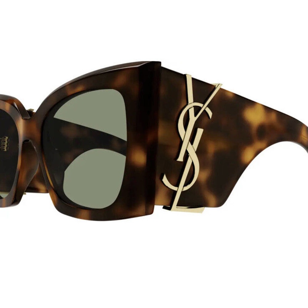 Saint Laurent SL M119 BLAZE 002 Havana Gold YSL LOGO AUTHENTIC Sunglasses - Picture 7 of 9